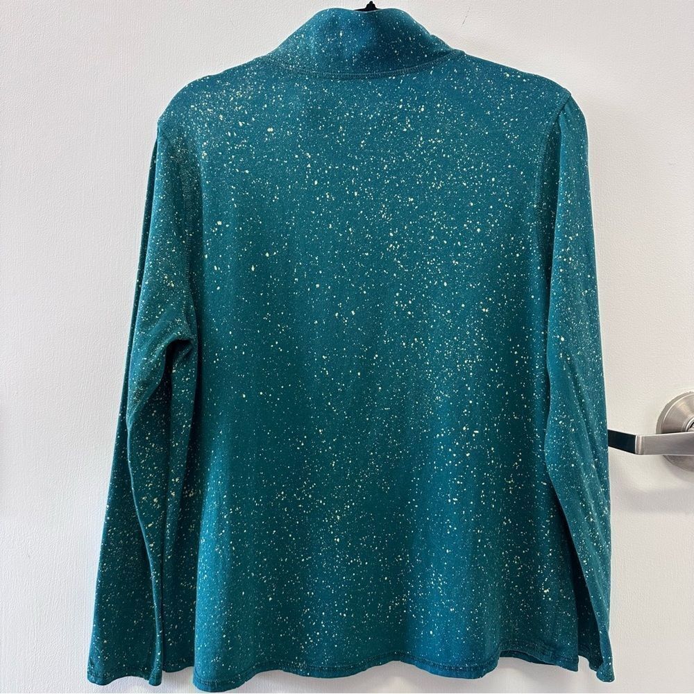 Soft Surrounding Half Button Collared/Turtleneck … - image 4